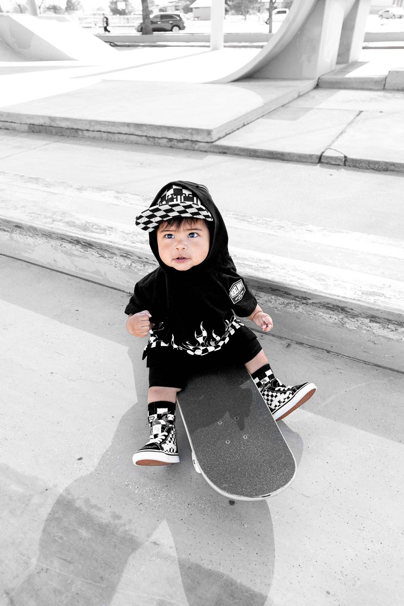 Short Sleeve Hoodie in Harley