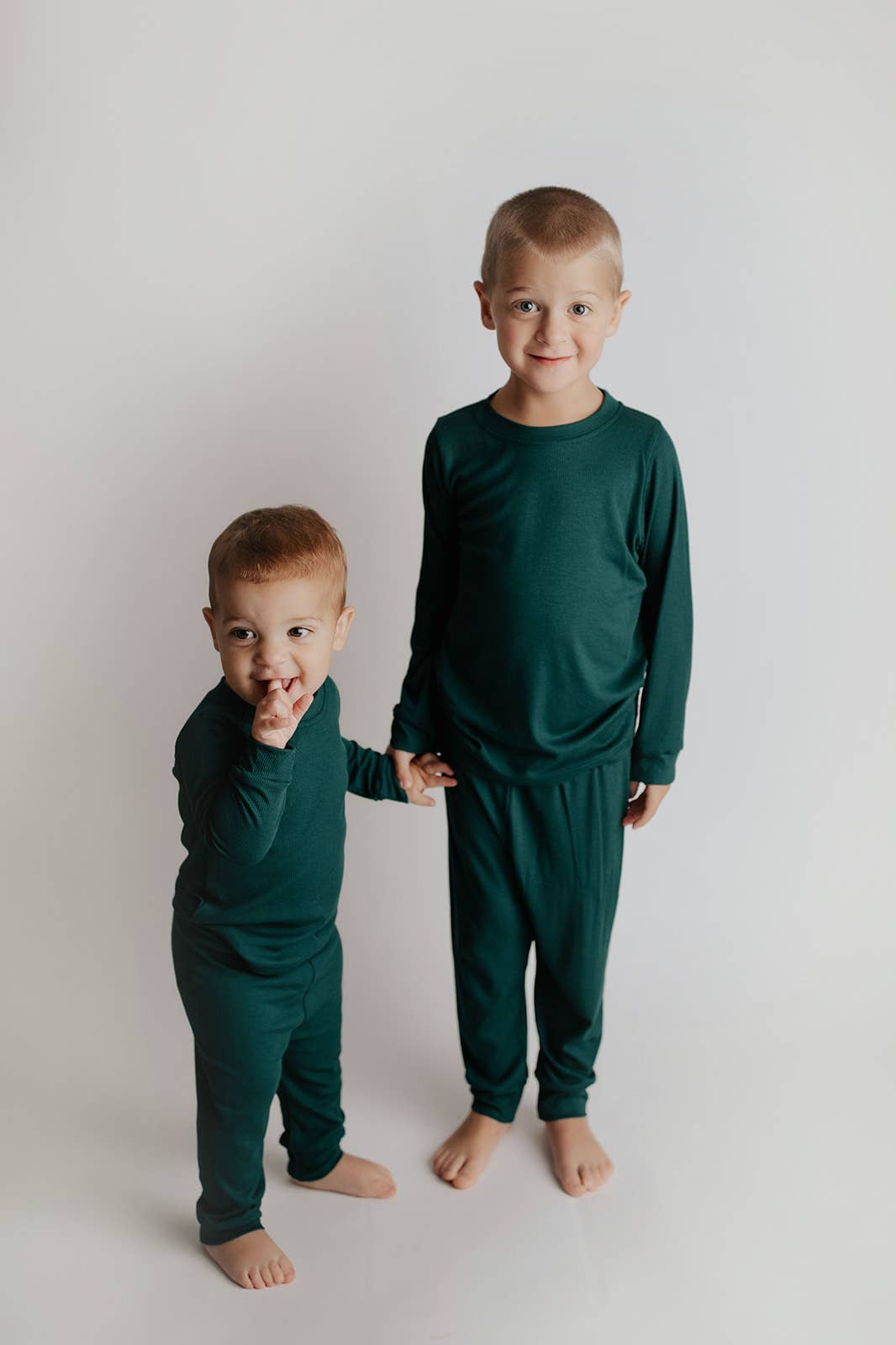 Ribbed Forest Green Jammies Kids Pjs & Lougewear