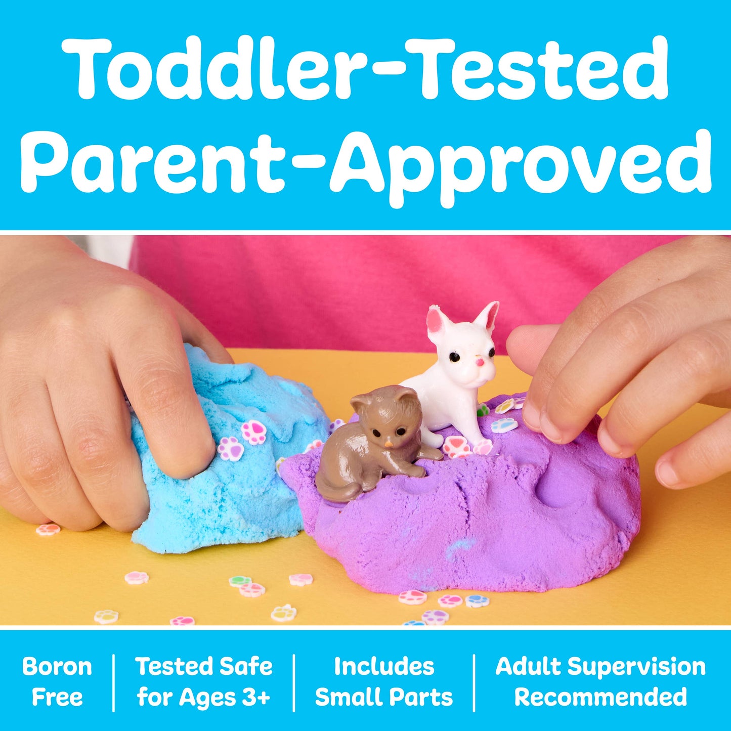 Sensory Mini Play Kit Jar with Cloud Clay: Pets Theme