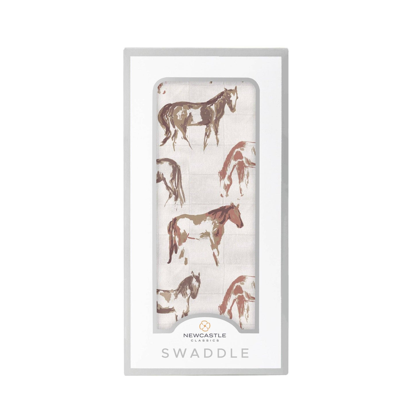 Wild Horses Bamboo Swaddle