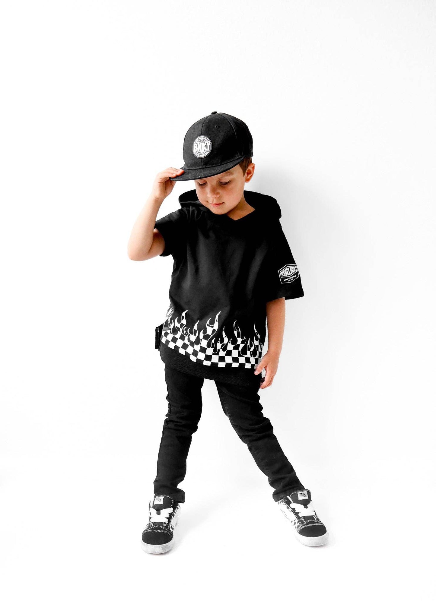 Short Sleeve Hoodie in Harley