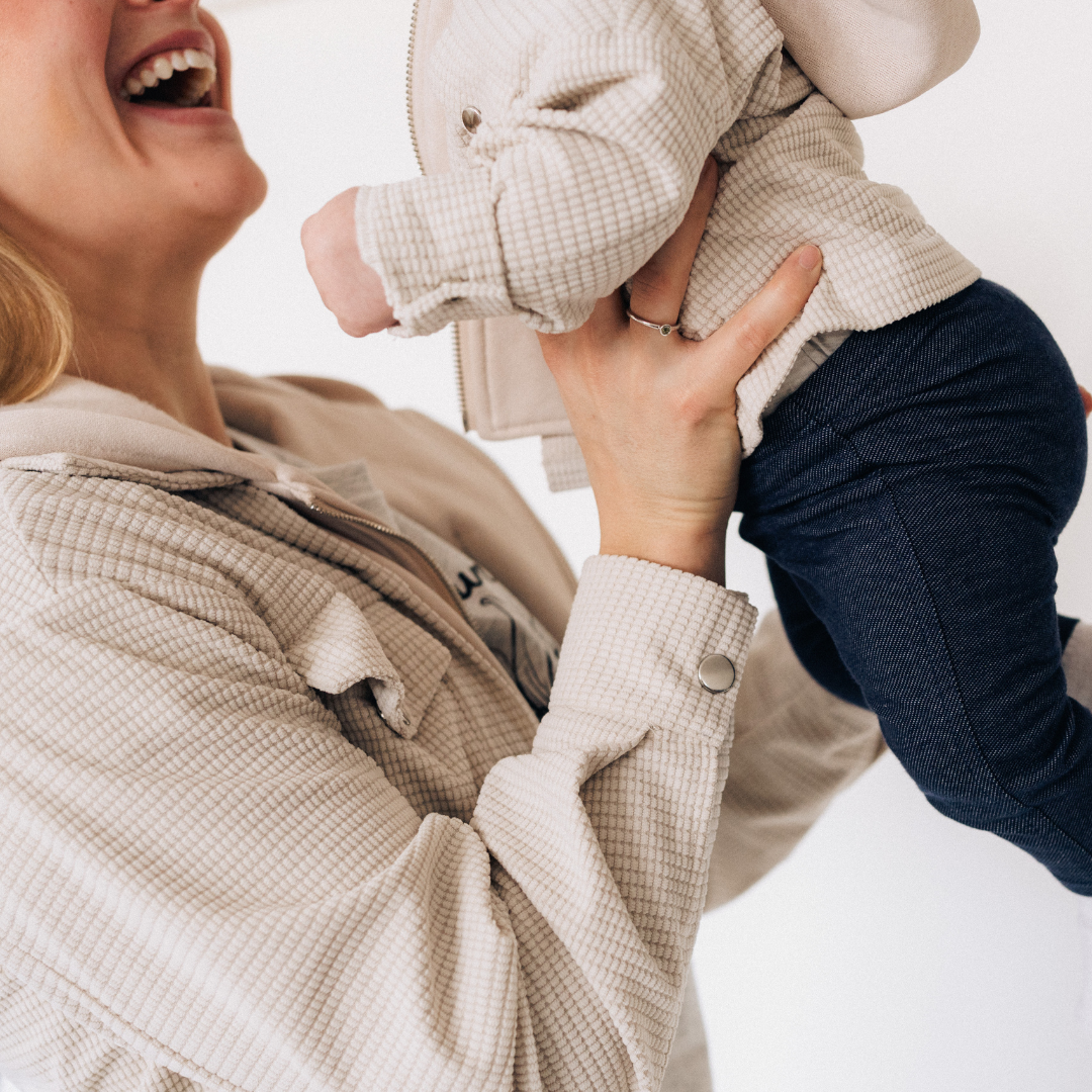 Textured Khaki Jacket - Infant