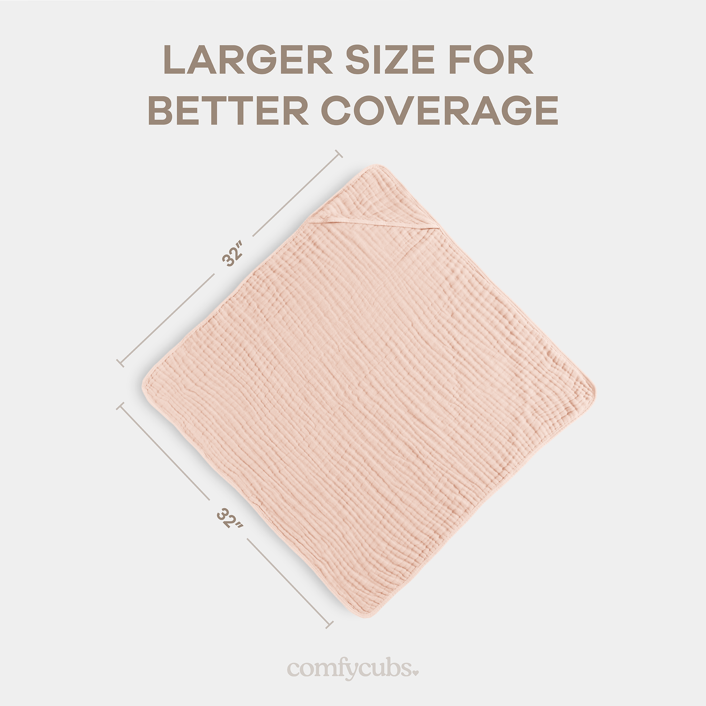 Hooded Baby Towels 6 Layer Muslin Cotton Towel for Kids