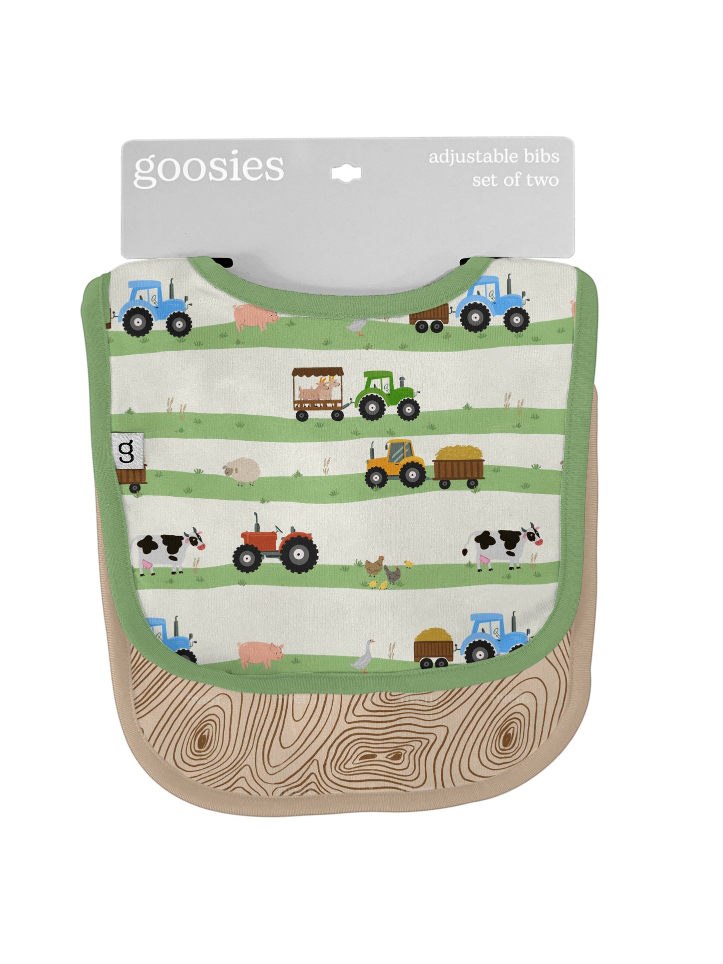 Farm Stripes - Bib Set