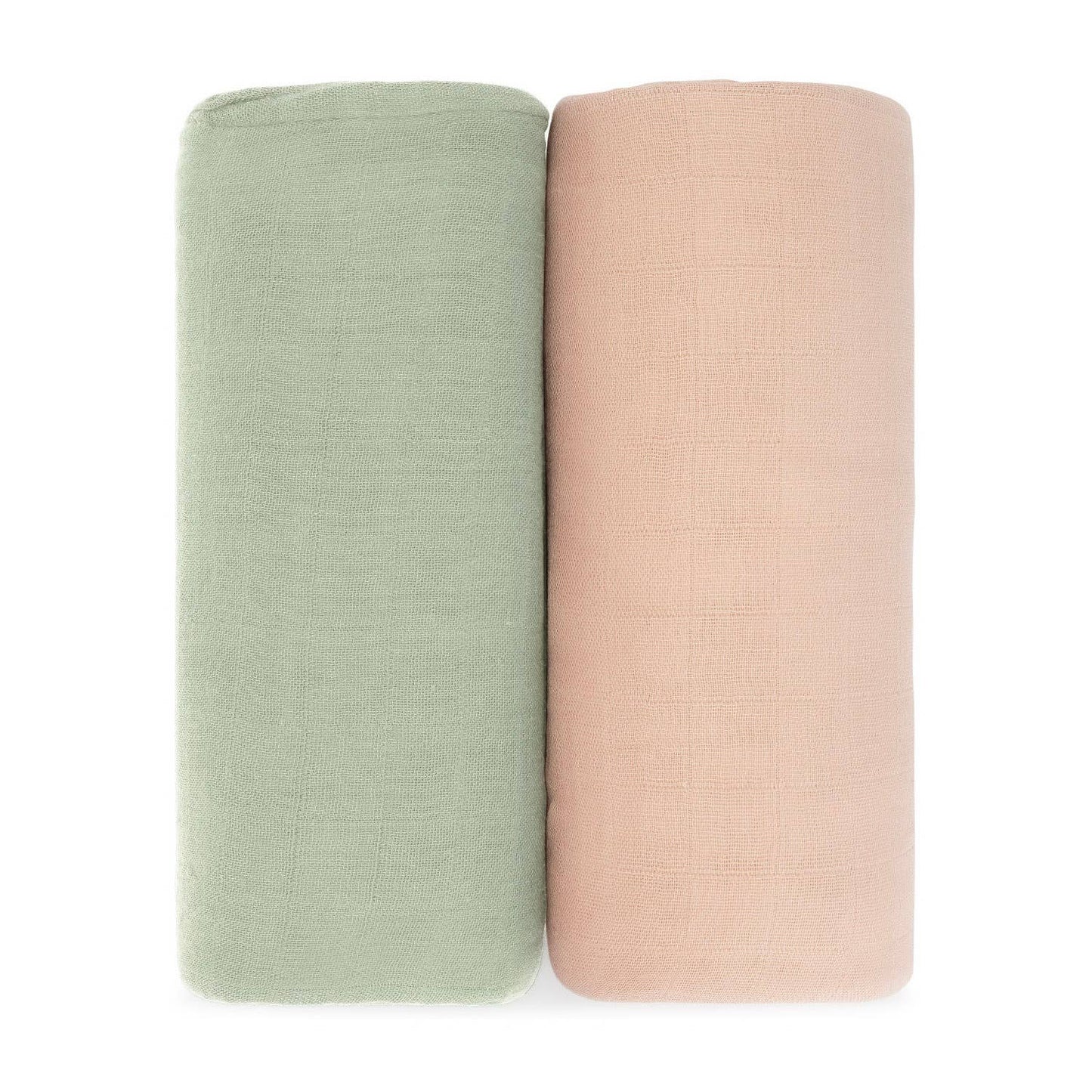 Baby Muslin Swaddle Blankets,  Pack of 1 & 2 by Comfy Cubs