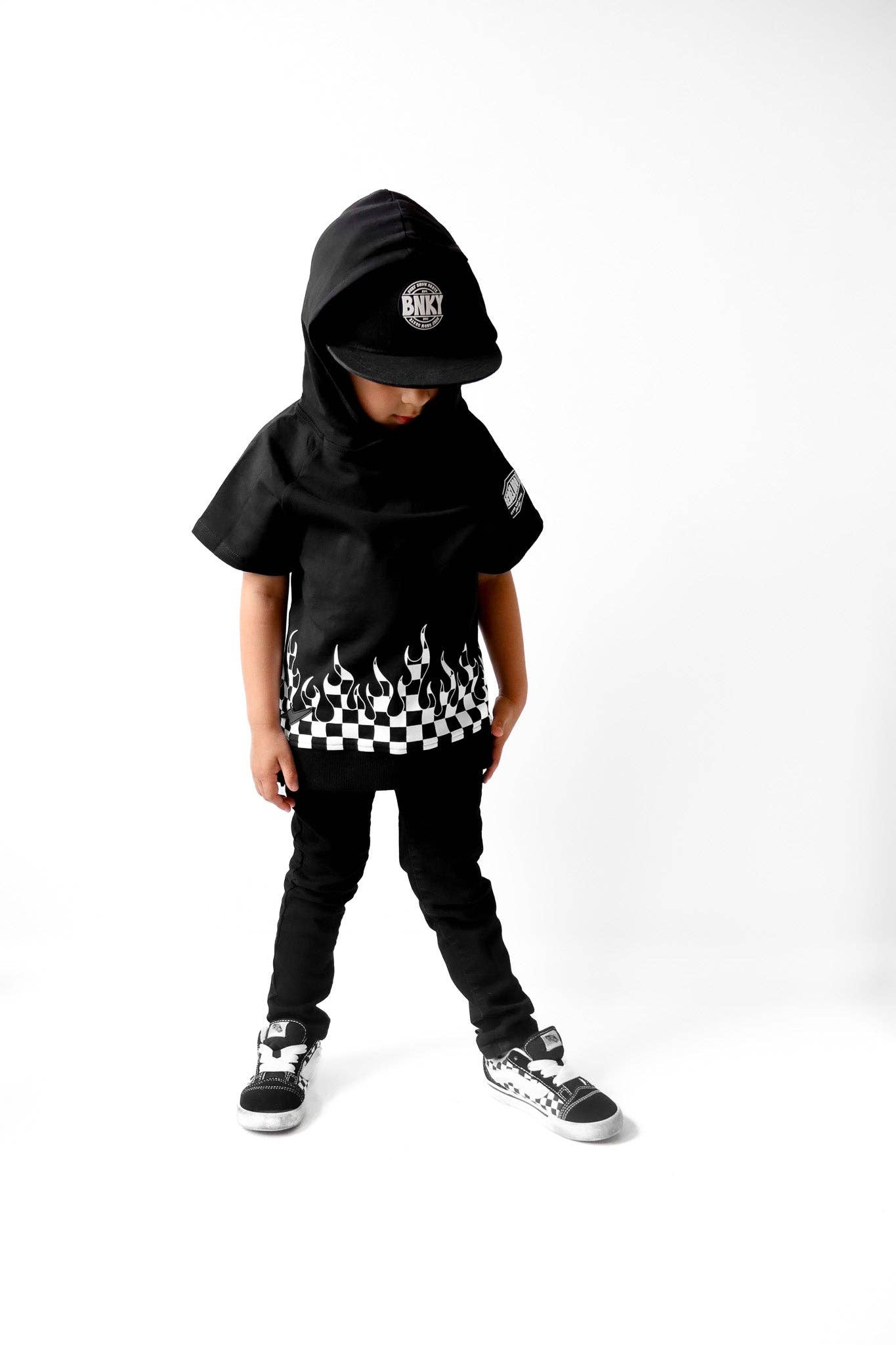 Short Sleeve Hoodie in Harley