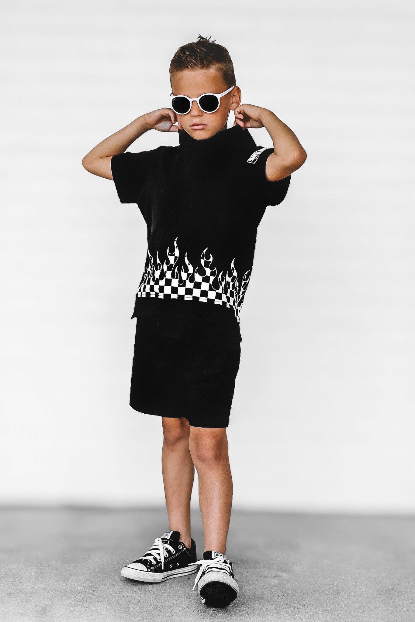 Short Sleeve Hoodie in Harley