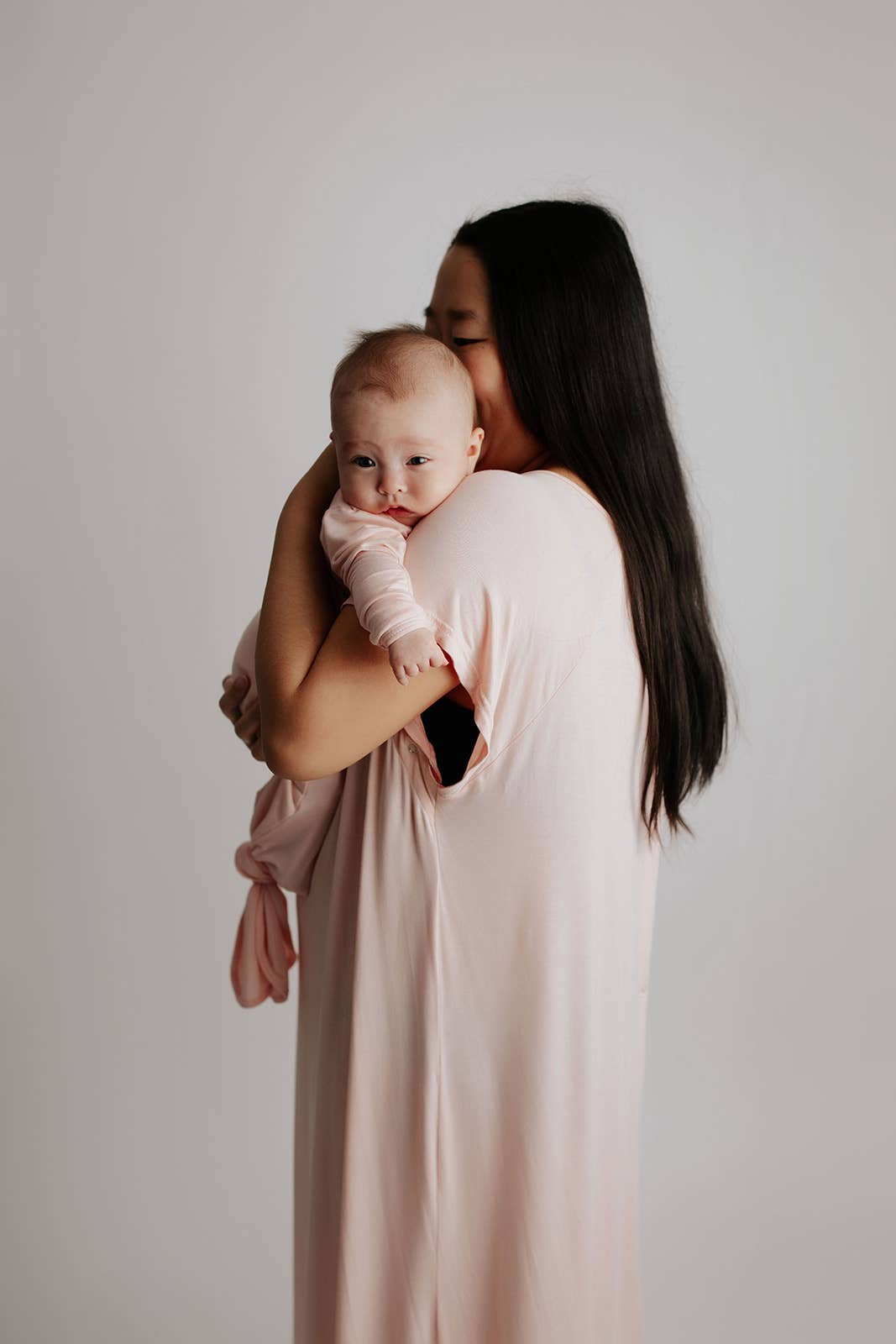 Heavenly Pink Mommy Labor and Delivery/ Nursing Gown