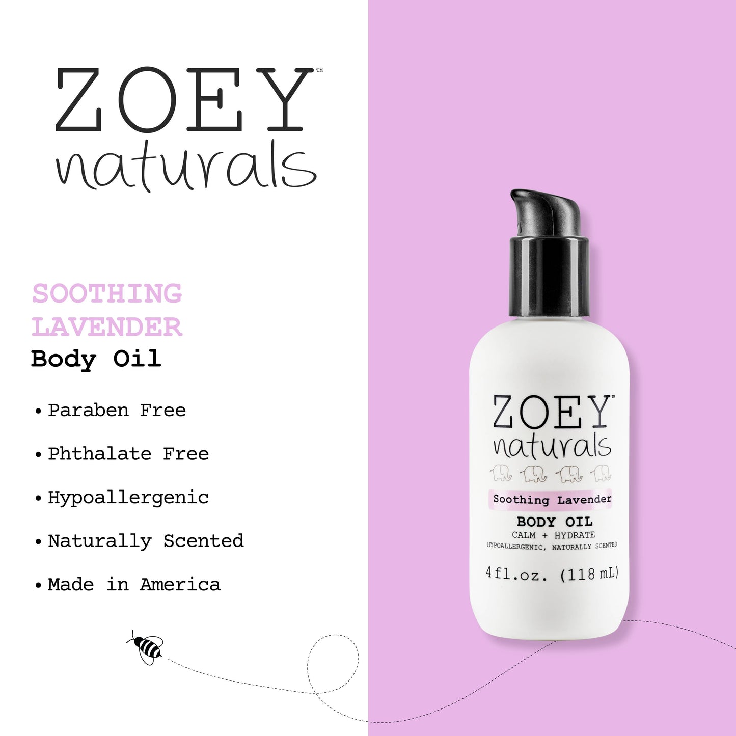 Soothing Lavender Body Oil - 4oz