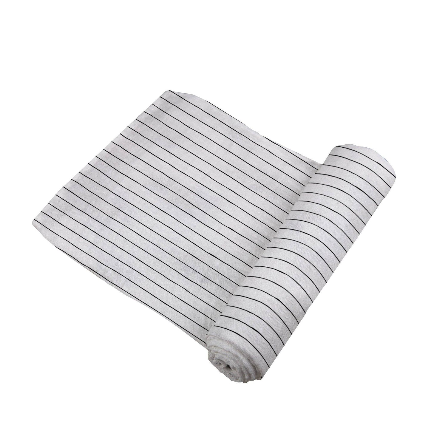 Pencil Stripe Bamboo Swaddle - no box (gift box friendly)