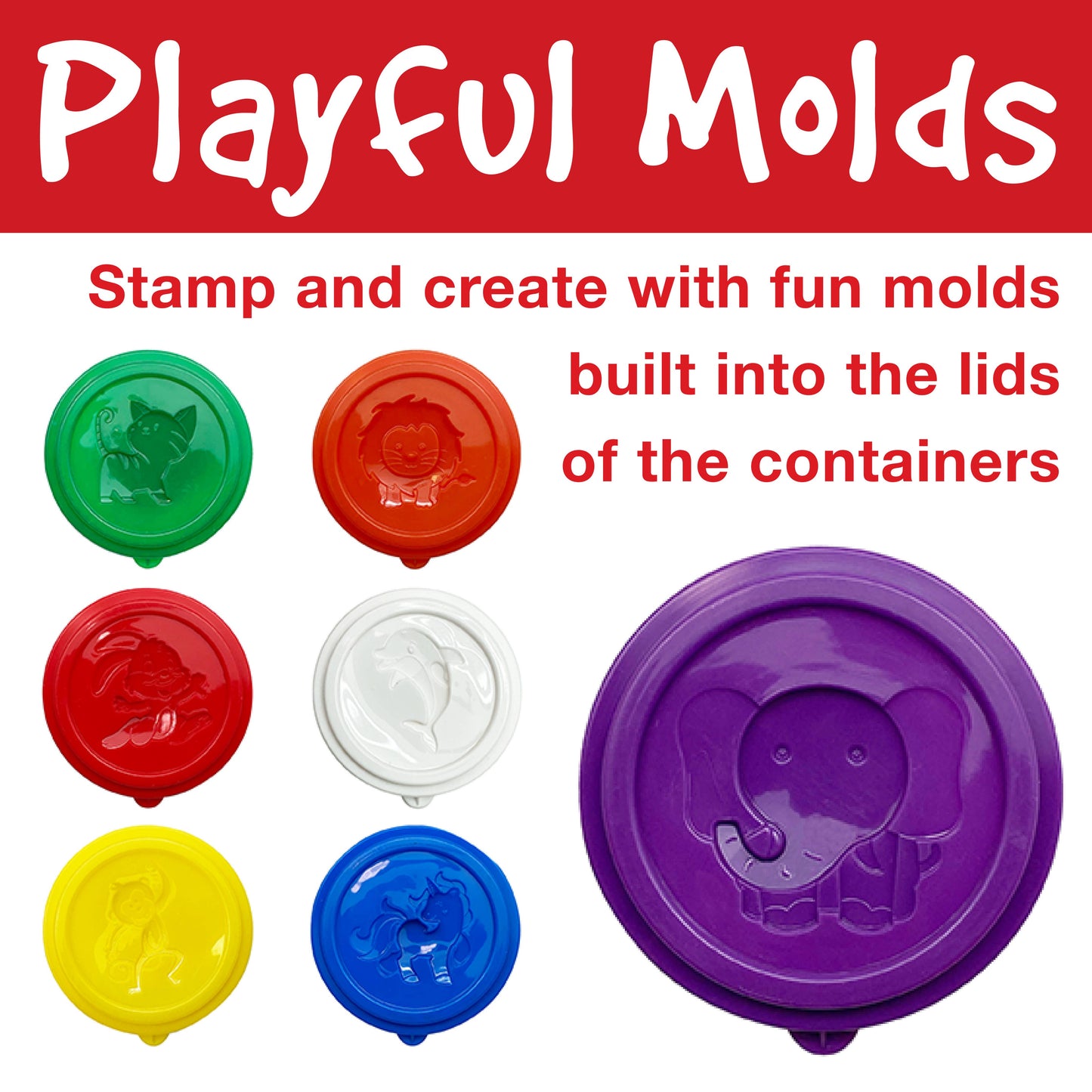 Little Creatives SuperSoft Modeling Dough 4 Ct Neon Glitter