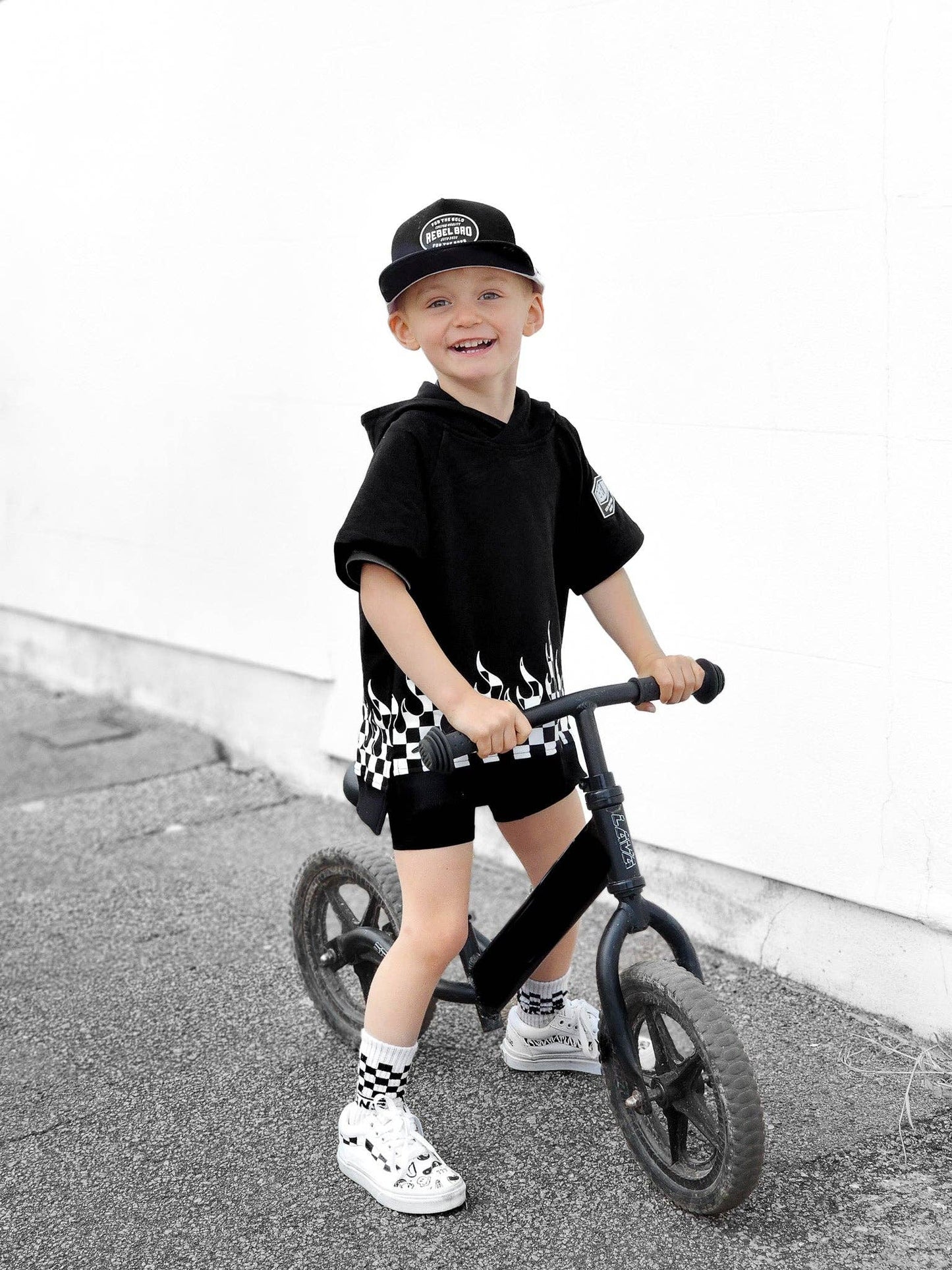 Short Sleeve Hoodie in Harley