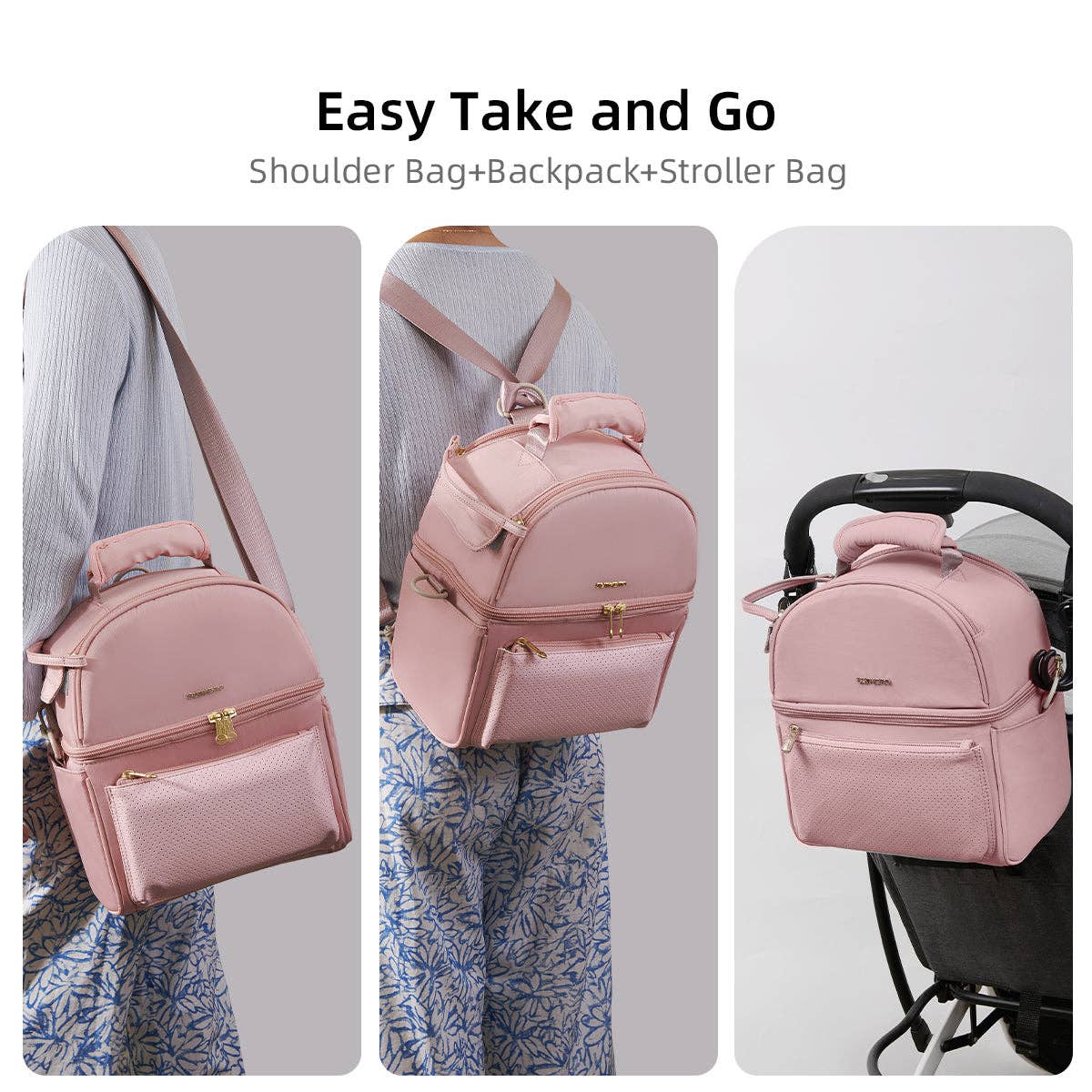 Breastmilk Cooler Bag with Detachable Insulation Box Set