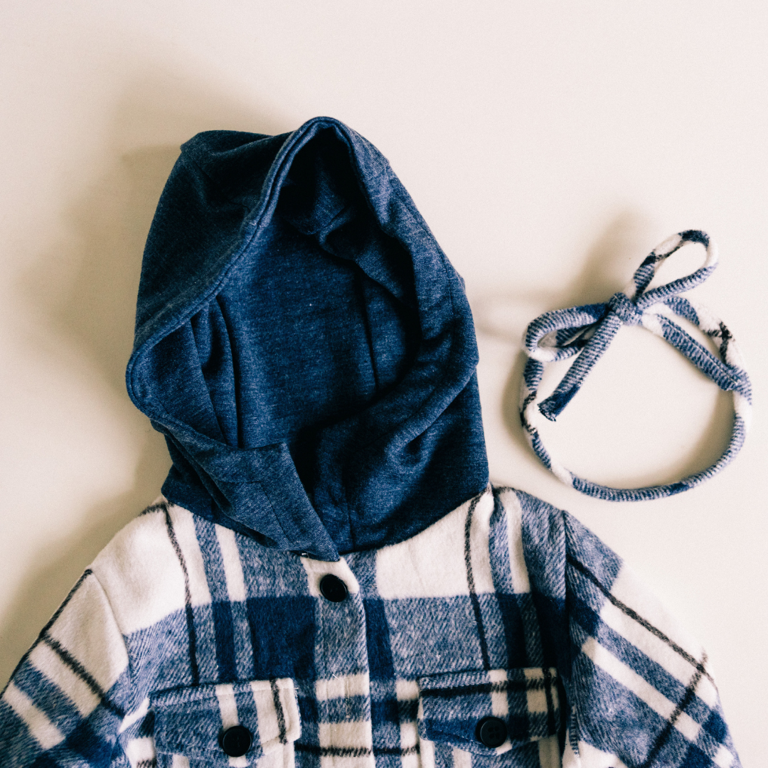 Navy Plaid Flannel - Infant