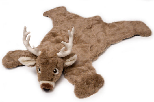 White Tail Deer Kids Animal Rug, Large