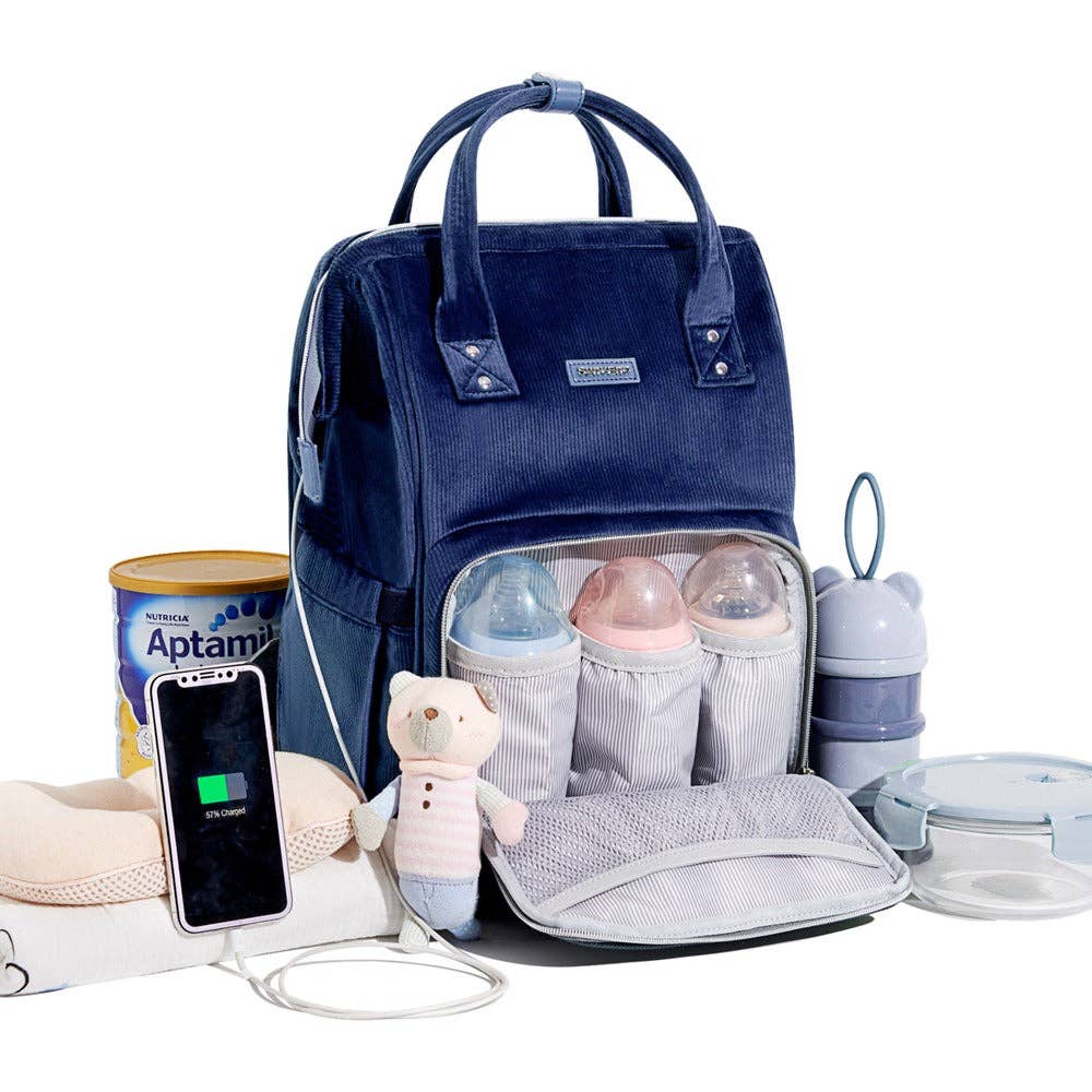 Corduroy Diaper Backpack