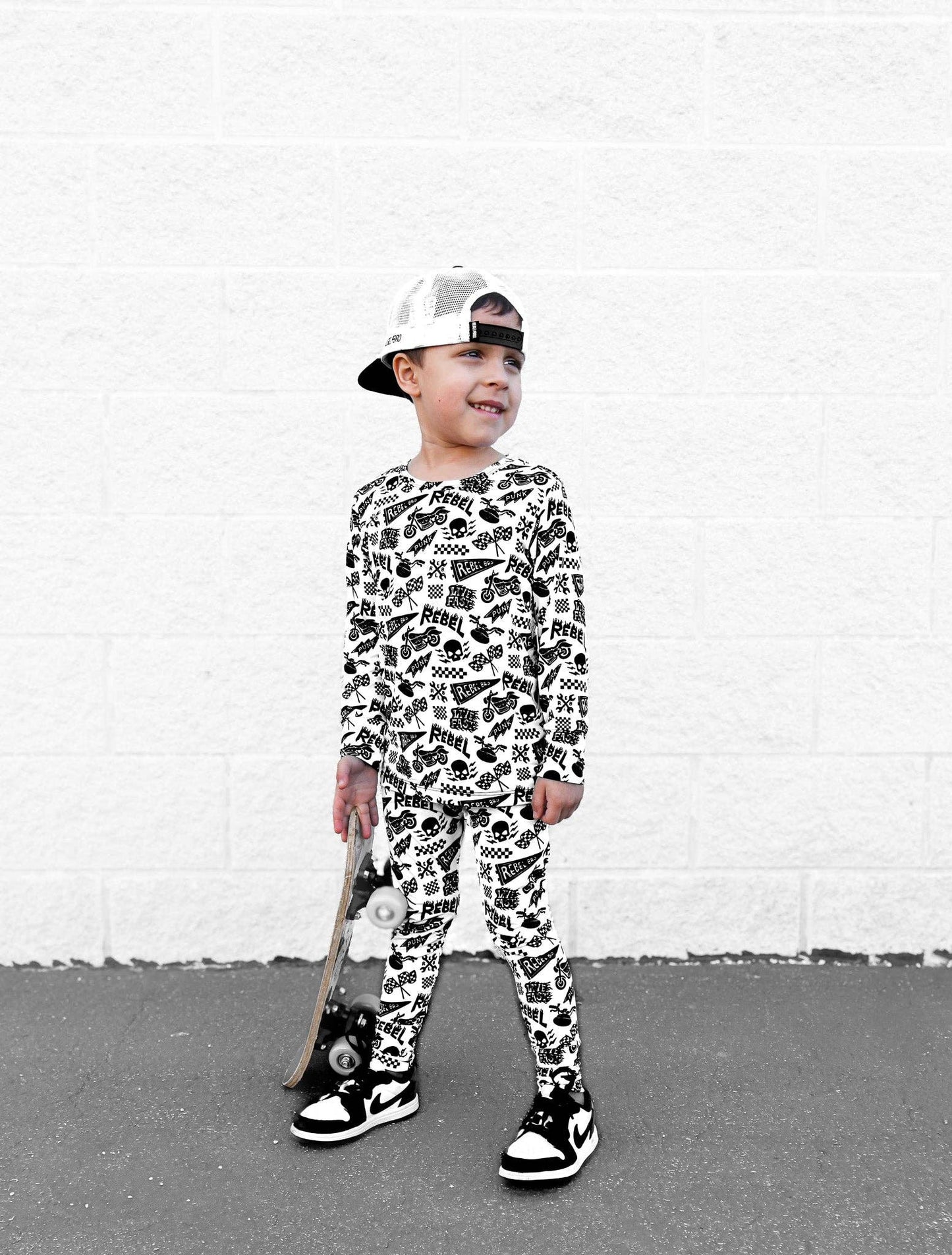 Bamboo Two Piece Set in Live Fast