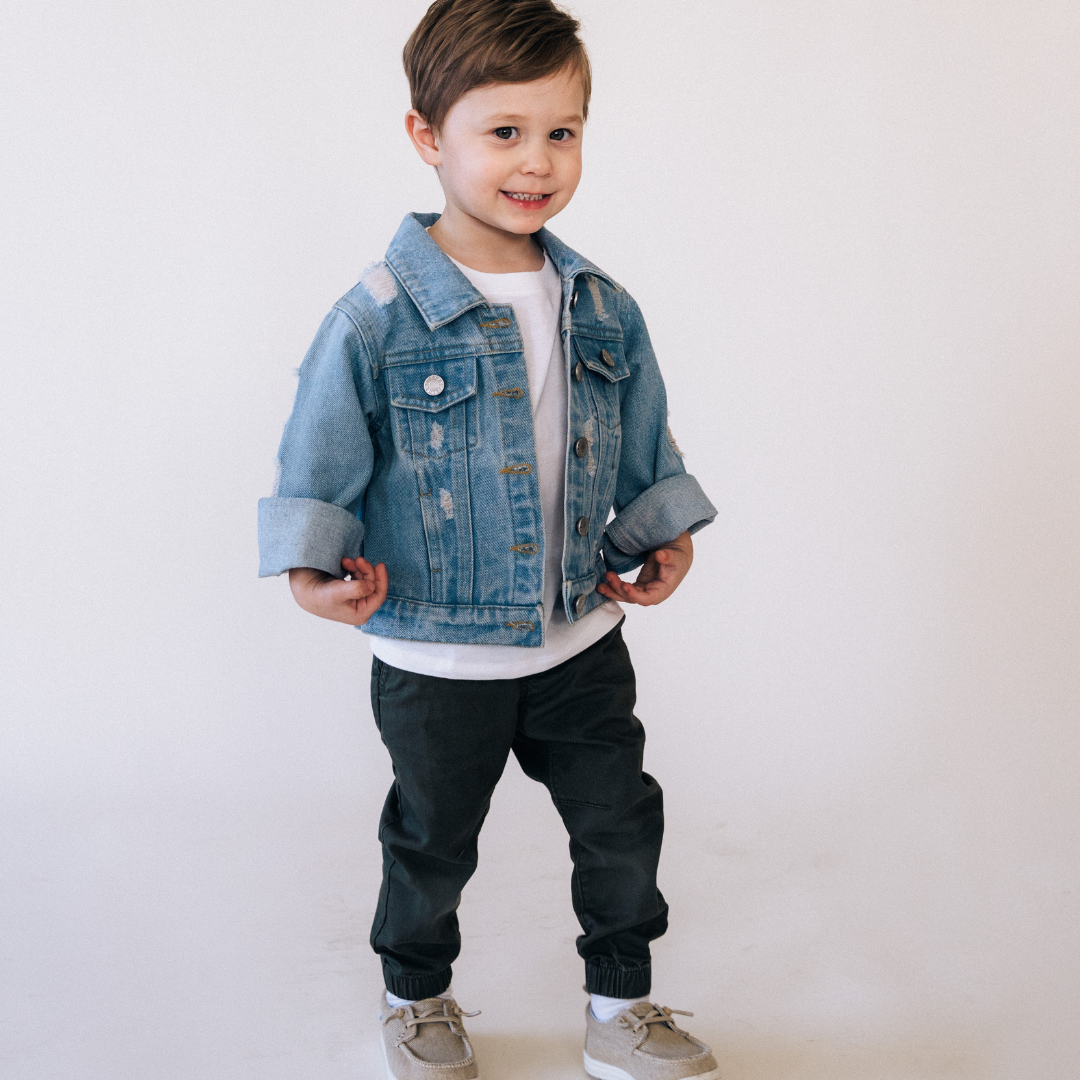 Distressed Denim Jean Jacket - Child