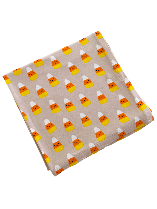 Stretch Swaddle Blanket, Candy Corn