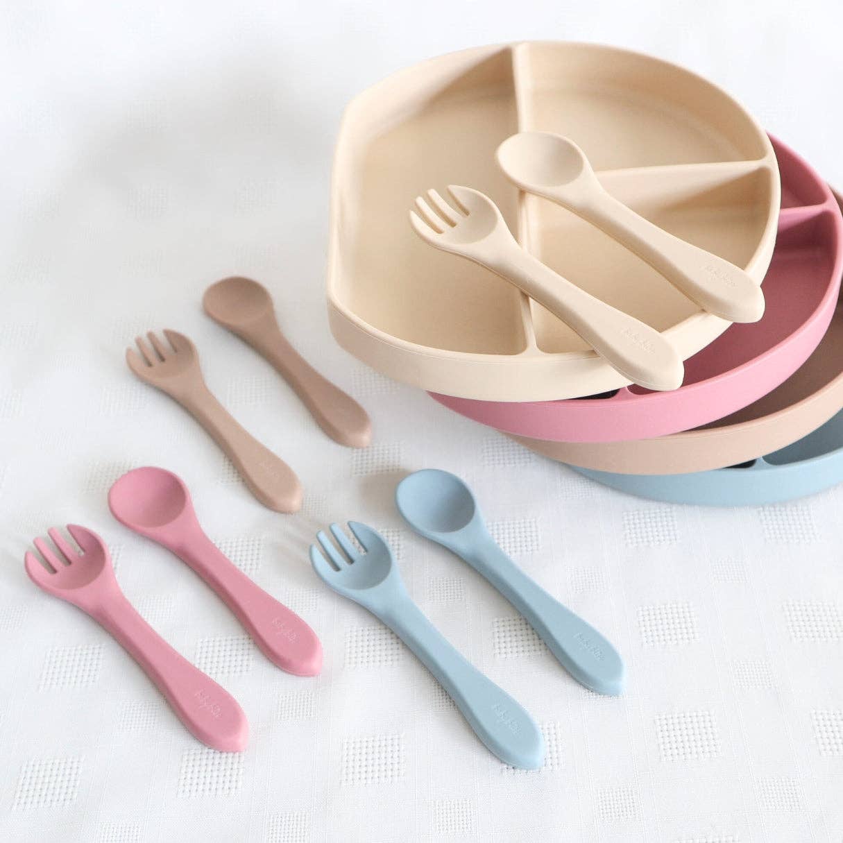 Baby Silicone Spoon & Fork Set (Pack of 4)