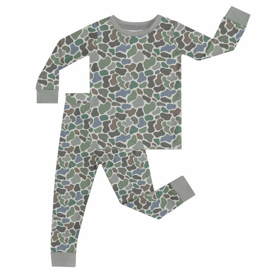 Pebble Camo - LS/Pants Toddler Pajamas