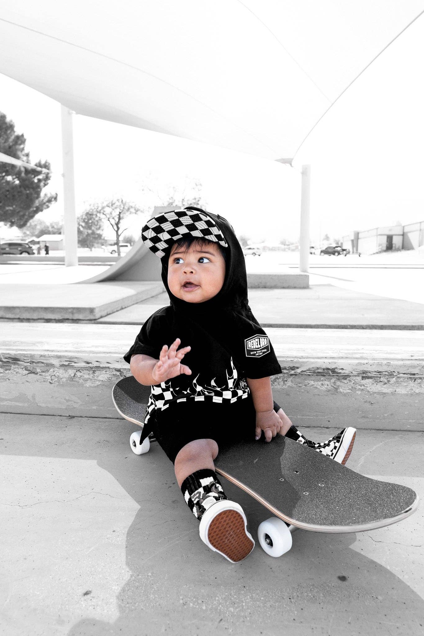 Short Sleeve Hoodie in Harley