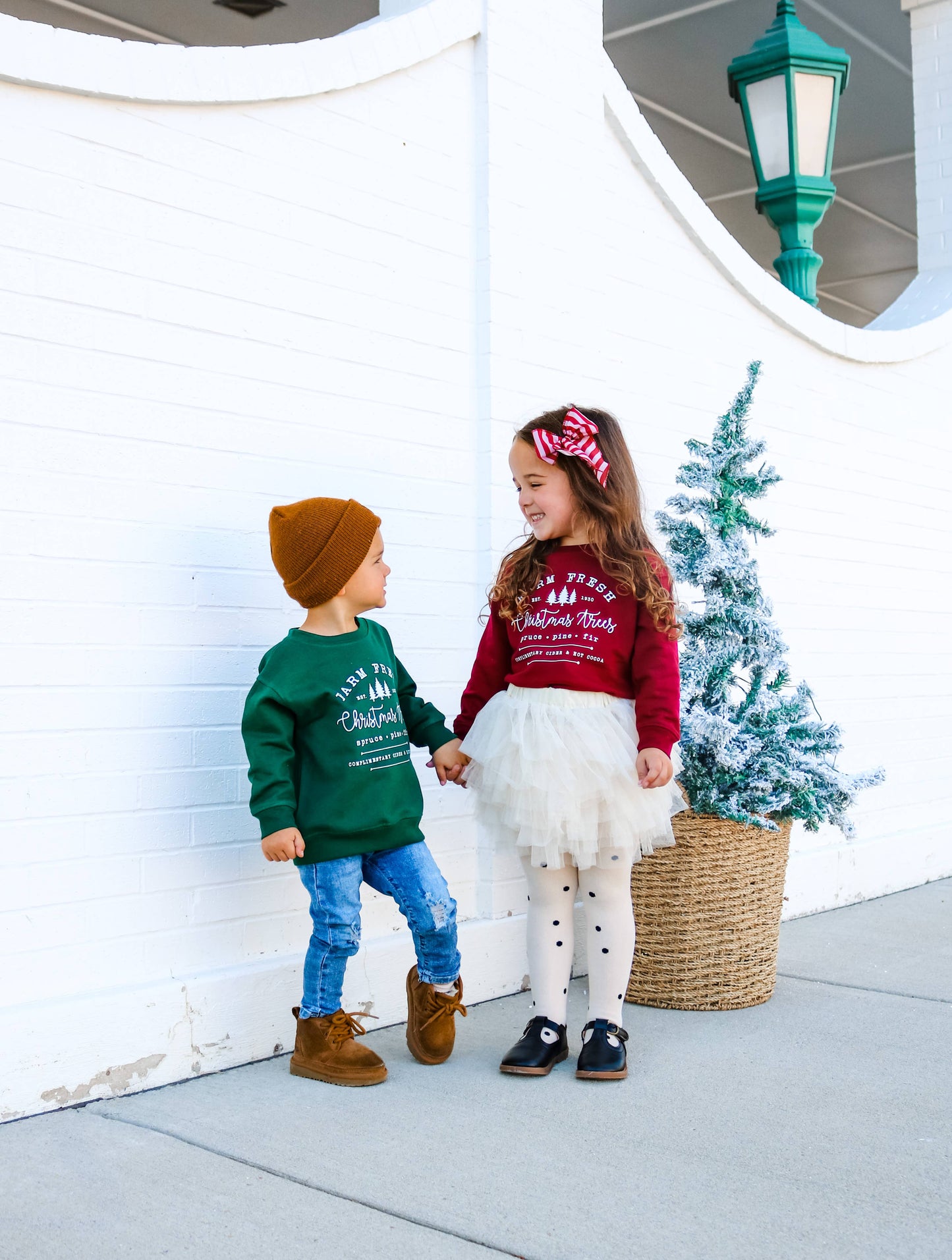 Fresh Farm | Kids & Adult Christmas Sweatshirt