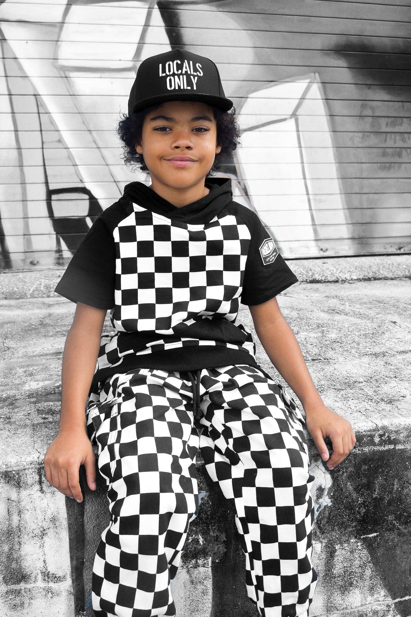 Short Sleeve Hoodie in Venice