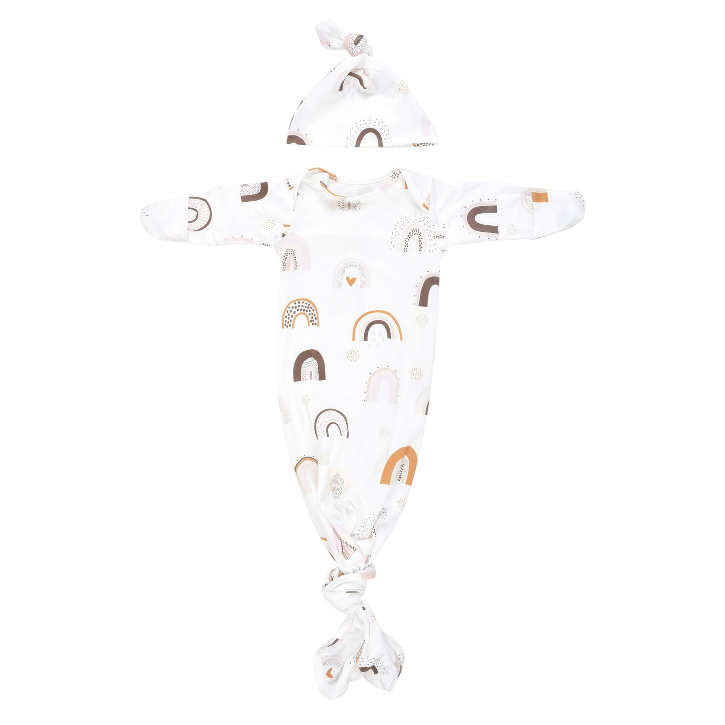 Rainbow Knotted Gown