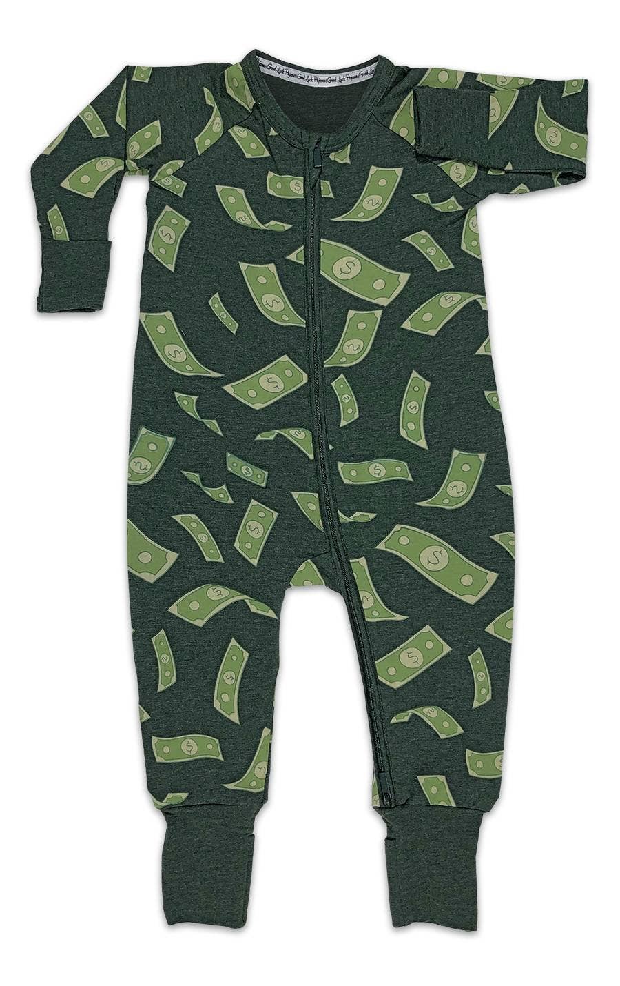 Money, Green Baby Pajamas