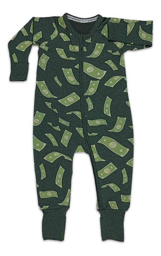 Money, Green Baby Pajamas