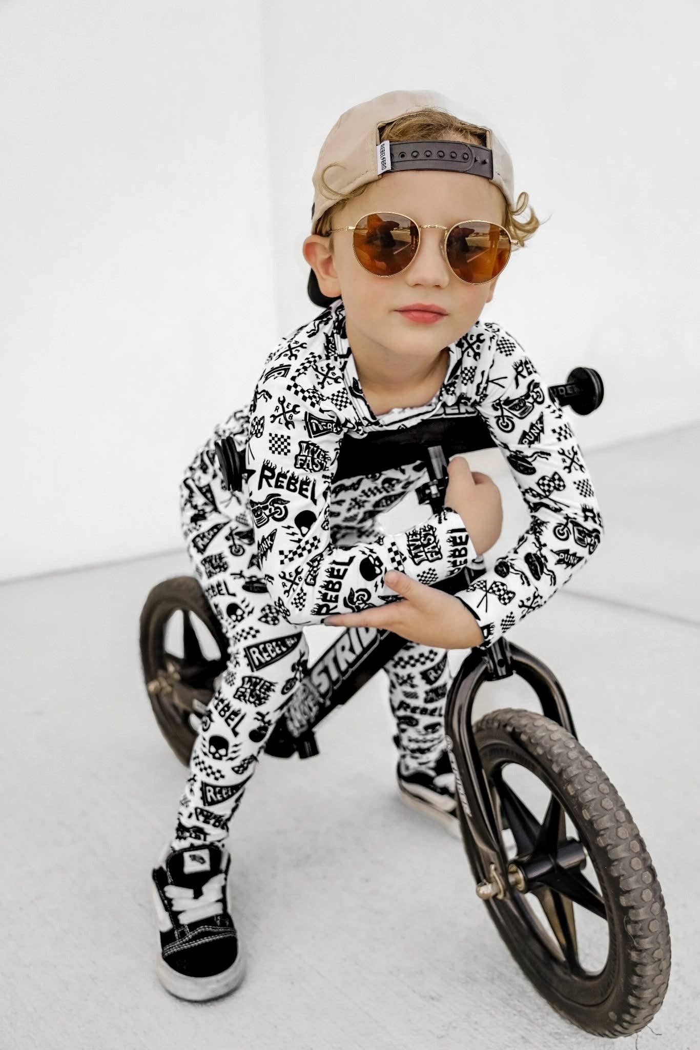 Bamboo Two Piece Set in Live Fast