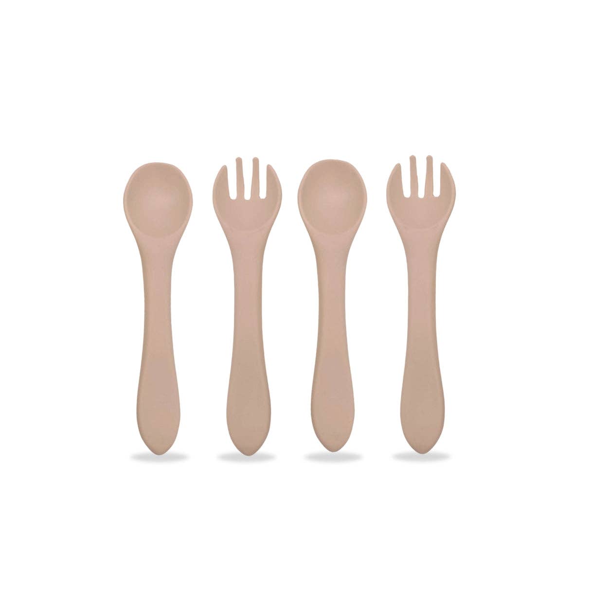 Baby Silicone Spoon & Fork Set (Pack of 4)
