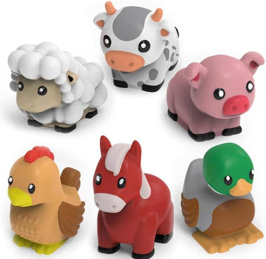 Tub Works® Barnyard™ Mold Free Bath Toys, 6 Pack