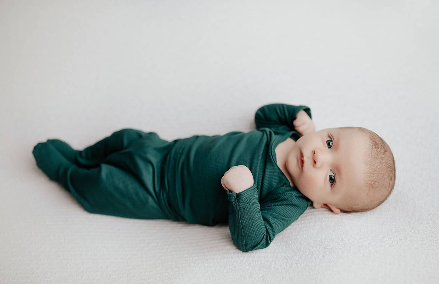 Ribbed Forest Green Jammies Kids Pjs & Lougewear