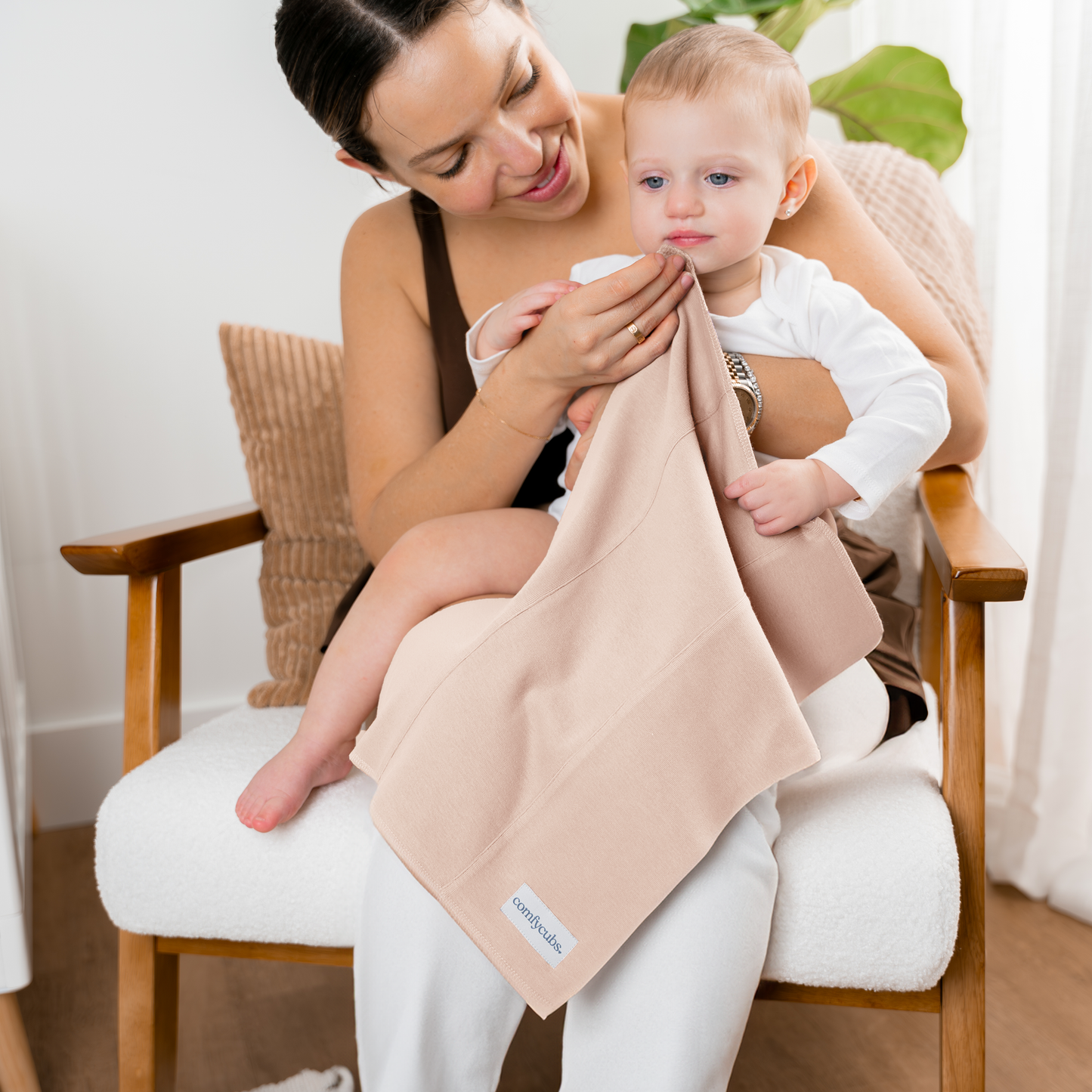 Cotton Burp Cloths by Comfy Cubs