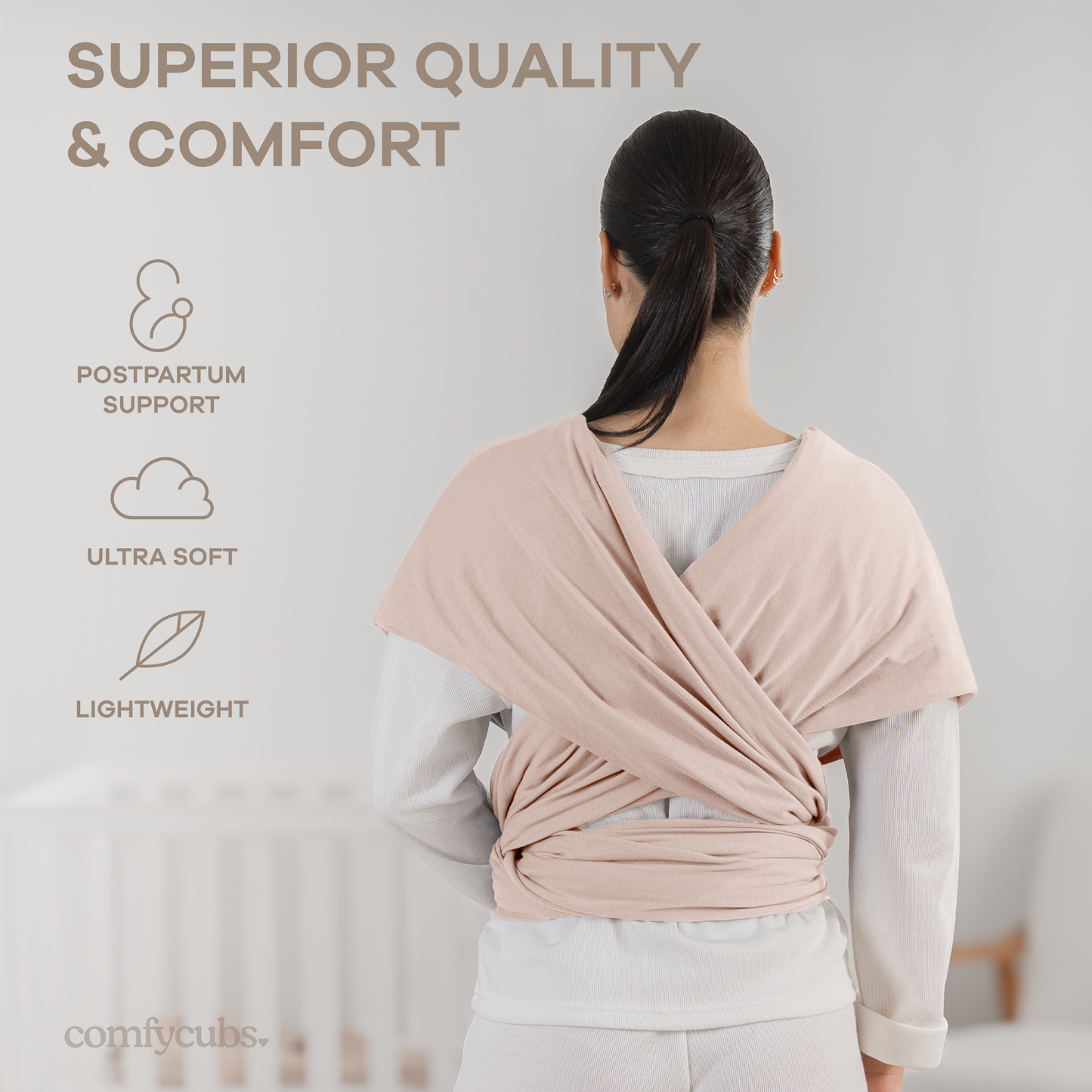 Baby Wrap Carrier by Comfy Cubs